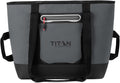 Titan by Arctic Zone Soft Sided Cooler Tote, Insulated Bag with Handle, Shoulder Strap, and Zipper for Lunch, Picnic, and Travel, 30 Can Capacity