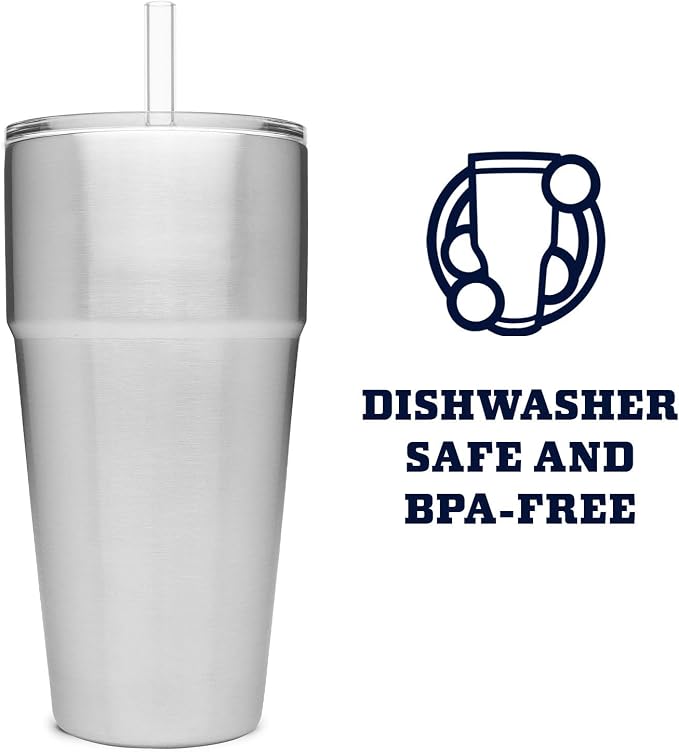 YETI Rambler 26 oz Straw Cup, Vacuum Insulated, Stainless Steel with Straw Lid | Vacuum Insulated
