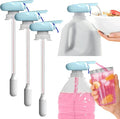 Magic Tap Automatic Drink Dispenser for Fridge, Teal (3 Pack), No Spill Milk Dispenser for Fridge, Automatic Milk Dispenser Pump for Gallon Jugs, Water & Juice, Fits Most Bottles, Batteries Required