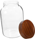 High Borosilicate Glass Sealed Jar Airtight Storage for Coffee Tea Condiments Meal Prep Jars Lids
