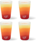 Silipint 1.5oz Silicone Shot Glasses with Handle – 4 Pack Unbreakable, BPA-Free, Non-Toxic, Dishwasher & Freezer Safe Shot Cups – Marigold Glasses