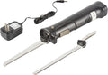 Restaurantware-Kitchen Tek Electric Knife Set, 1 Electric Knife With Motorized Handle - Includes 1 Bread And 1 Carving Tool, Ergonomic, Black Plastic Food Cutter With Stainless Steel Blades