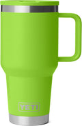 YETI Rambler 30 oz Travel Mug with Flip Straw Lid – Stainless Steel, Vacuum Insulated, Leakproof, Cup Holder Friendly