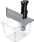 HOMENOTE Sous Vide Container 12 Quart with Collapsible Silicone Lid,Sous Vide Accessories Kit BPA Free,Compatible with Anova and Most Sous Vide Cookers