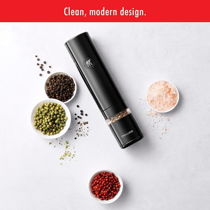 ZWILLING Enfinigy Electric Salt/Pepper Mill - Black