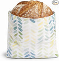 Sourdough Bread Bag – Reusable Beeswax Bread Storage Bags 2.0 (2 Sizes) for Homemade & Artisan Loaves, Cotton-Lined Bread Keeper, Plastic-Free Kitchen Storage – Paintbrush