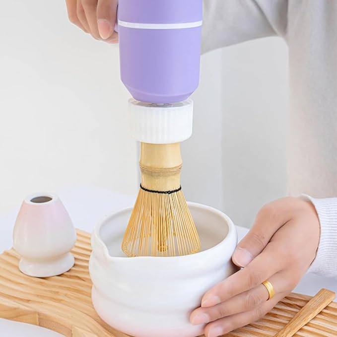 Frother Electric - Handheld Milk Whisk, Rechargeable Stirrer Blender, Kitchen Gadget for Mixing Powder Tea, Cream, Cappuccino, Milk, Dough, Protein Drinks, Portable Beverage Tool for Details