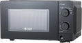 Commercial Chef 0.6 Cu. Ft. Countertop Microwave Oven, Mechanical Dial Controls, 700W, Pull Handle Door, 6 Power Levels, CHM660B, Black