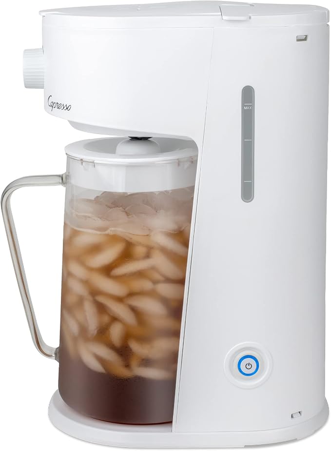 Capresso 623.02 Select Iced Tea Maker, 80 oz, White (Pack of 2)