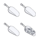 Amazing Abby - Elsa - 5-Ounce Plastic Ice Scoops (Set of 4), Plastic Utility Scoops, BPA-Free, Food-Grade, Shatter-Proof, Good for Kitchen and Restaurant, Perfect for Home and Commercial Use