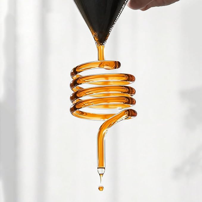 Glass Spiral Coffee Dripper – V60 Pour Over Coffee Maker, Spiral Design Coffee Dripper for Drip Coffee Pour Over & Travel Filter Coffee