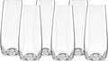 Lenox 884907 Tuscany Classics Stemless Flute Set, Set of 6, 9 Fl Oz, Stemless