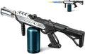 Powerful Propane Torch with Detachable Design, Adjustable Flame Kitchen Blow Torch, Flamethrower Gun Torch Burner for BBQ, Searing Steak, Welding, Camping Charcoal Lighter (Tank Not Included)