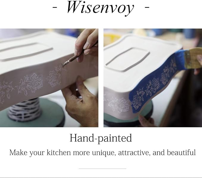 Wisenvoy Casserole dishes for oven Lasagna pan 2-Pcs Baking dish Casserole dish Baking dishes for oven Baking dish set