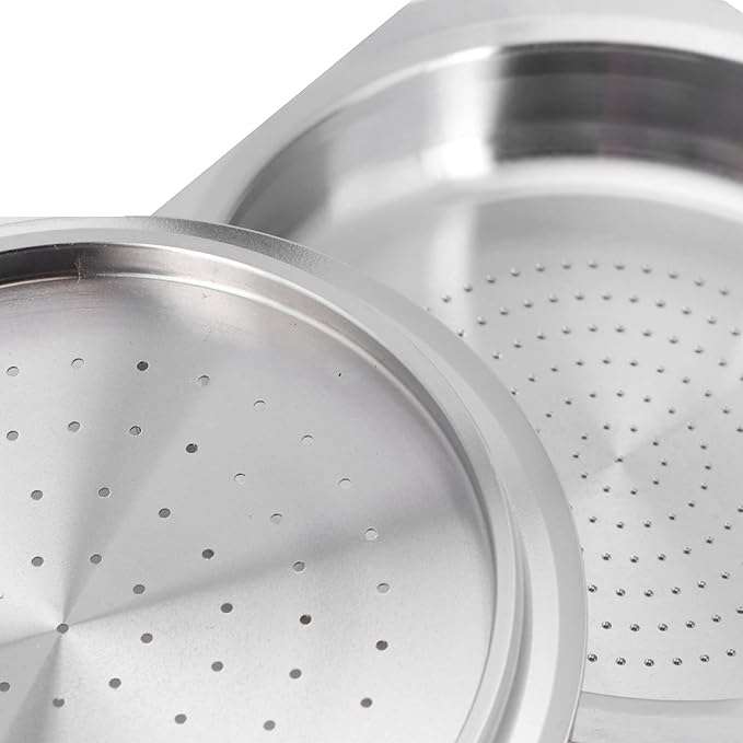 Fdit Household Reusable Coffee Capsule Stainless Steel Coffee Pod Holder Filter Set Coffee Filter Cup with Spoon Set Fit for HD7801