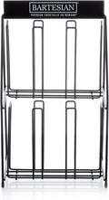 Bartesian Cocktail Capsules Holder Rack - Against-The-Wall Cocktails Capsule Storage Organizer Dispenser for Up to 36 Capsules - Home Bar Accessories for Cocktail Maker Machine - 10" x 6" x 16"