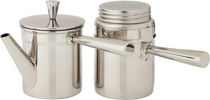 Ilsa Neapolitan Coffee Maker, Stainless Steel, Silver, 1-2 Cups