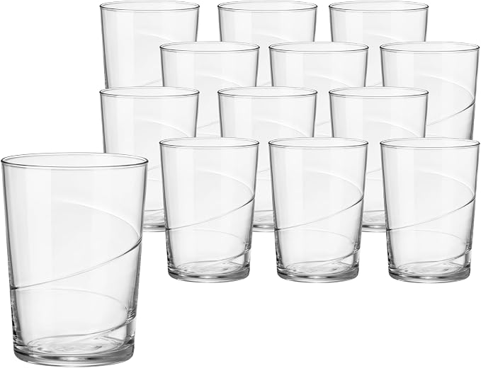 Bormioli Rocco Bodega Swirl Gin Fizz - Clear, Set of 12