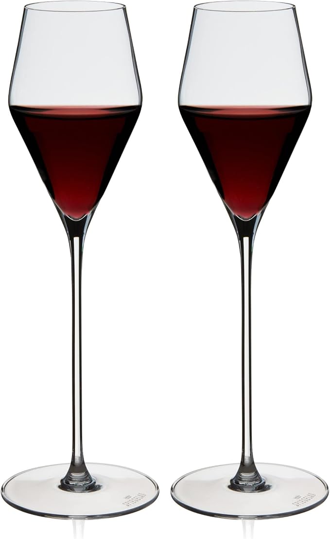 Spiegelau Definition Digestif Glasses, Elegant Stemmed Dessert Wine Glasses for After-Dinner Drinks, Lightweight Crystal Glassware for Wedding Gifts, Housewarming Party, 4.5 oz, Set of 2