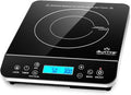 Duxtop Portable Induction Cooktop Burner,Induction Hot Plate with LCD Sensor Touch 1800 Watts,Silver 9600LS/BT-200DZ,(Pack of 5)