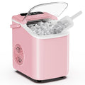 OLIXIS Countertop Ice Maker with Self-Cleaning, Portable Ice Maker Machine with Ice Scoop, 26Lbs/24H, 9 Cubes in 6 Mins, 2 Sizes of Bullet Ice for Home, Kitchen, Office