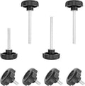 LS‘BABQ Small & Large Thumbscrew Replacement Kits for Blackstone 17" 22" 28" 36" Griddle Stand,8 PCS Knobs Screw Accessories for Blackstone Flat Top Grill Griddle Part Table Stand Leg