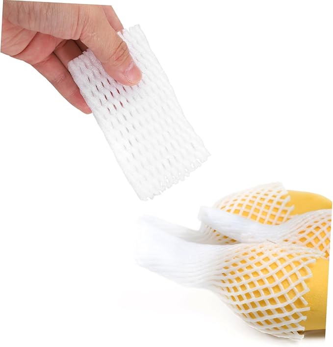 1pack Foam Mesh Sleeves for Fruit Protection Breathable and Reusable Netting Bags for Eggs Strawberries and More Versatile Cushioning for Safe Transport