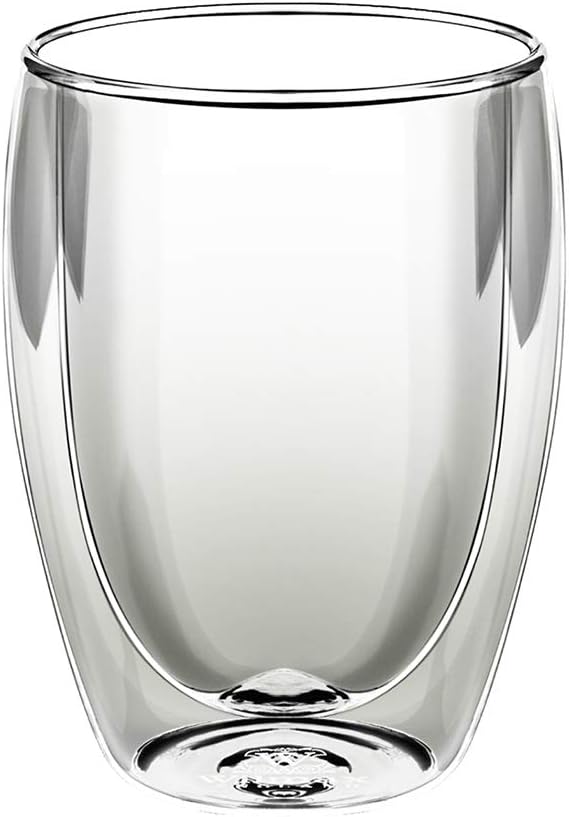 Wilmax WL-888731/A Double-Wall Insulated Thermo Glass 6.8 Ounce, 2.5 Inch Diameter x 3.75 Inch High - Case of 6