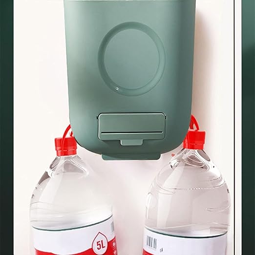 Hanging Trash Can, Kitchen Garbage Bin Waste Bins, Folding Waste Bin Kitchen Cabinet Door Hanging Trash Can Wall Mounted Trashcan for Bathroom Toilet Garbage Waste Storage (Size : B)