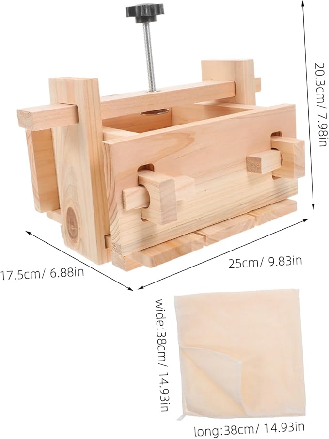 PRETYZOOM Tofu Press Mold Diy Tofu Maker Kit Cheese Maker Pressing Mold Soybean Curd Making Machine Home Kitchen Tool