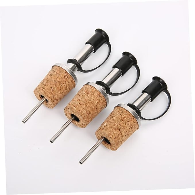 Ciieeo 4sets 8pcs Multi Function Wine Pourer and Household Liquor Stopper Food Grade Airtight Seal for Wine Soda Oil Bottles and 8pcs*4
