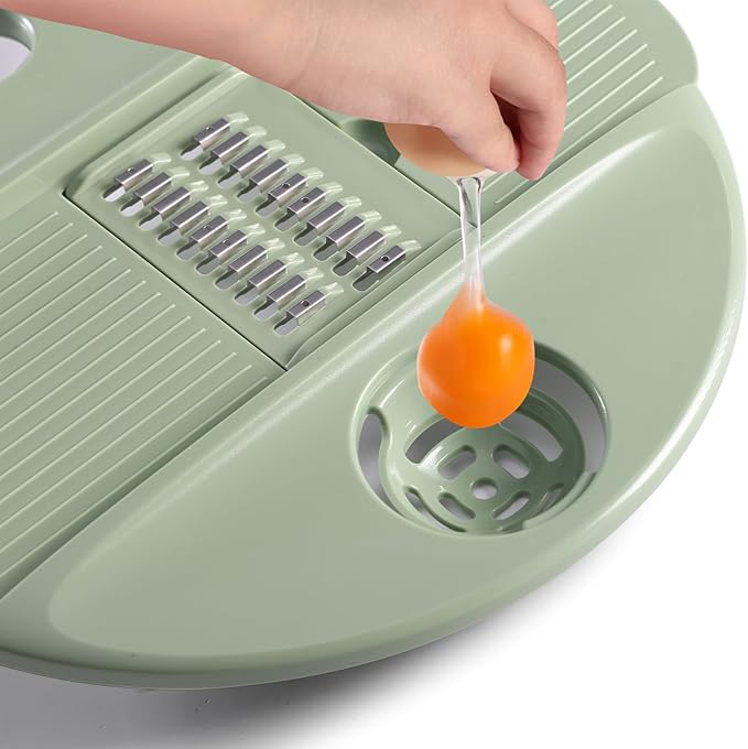 Stainless Steel Salad Spinner with Blades Slicer, Medium-sized Lettuce Veggie Fruit Spinner and Strainer, Multipurpose Vegetable Washer Dryer with Lid, Dishwasher Safe,slicing tools and shreds tools