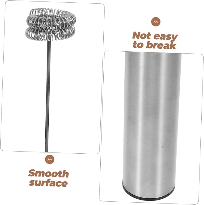 GLEAVI 1pc Rechargeable Electric Frother for Coffee Handheld Latte and Cappuccino Maker Compact Design for for and Creamy Drinks