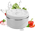 Produce Cleaner, Fruit and Vegetable Washing Machine, With Microbubble Electrolysis, 5-Min Auto Cleaning, Ipx7 Waterproof Cordless Device for Berries & Meat for Fruits, Vegetable & More (A)