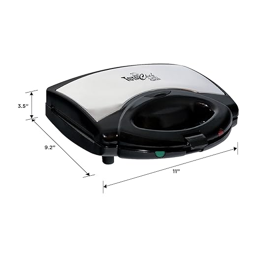 Total Chef 4-in-1 Interchangeable Cooking Surfaces, Countertop Grill Plus Open Griddle, Sandwich Press, Waffle Maker, Healthy Family Cooking, Home, Dorm or RV, BPA Free