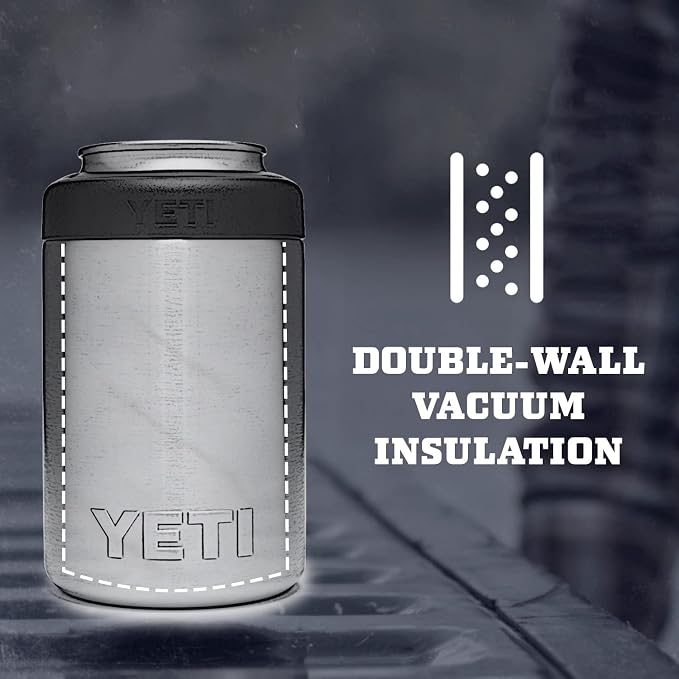 YETI Rambler 12 oz. Colster Can Insulator for Standard Size Cans, Nordic Blue