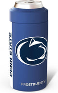 Frost Buddy NCAA Universal Buddy - Fits all - Stainless Steel Can Cooler for 12 oz & 16 oz Regular or Slim Cans & Bottles - Stainless Steel (Penn State Nittany Lions)