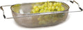 RSVP International Precision Pierced In-Sink Drainer, Square, Stainless Steel