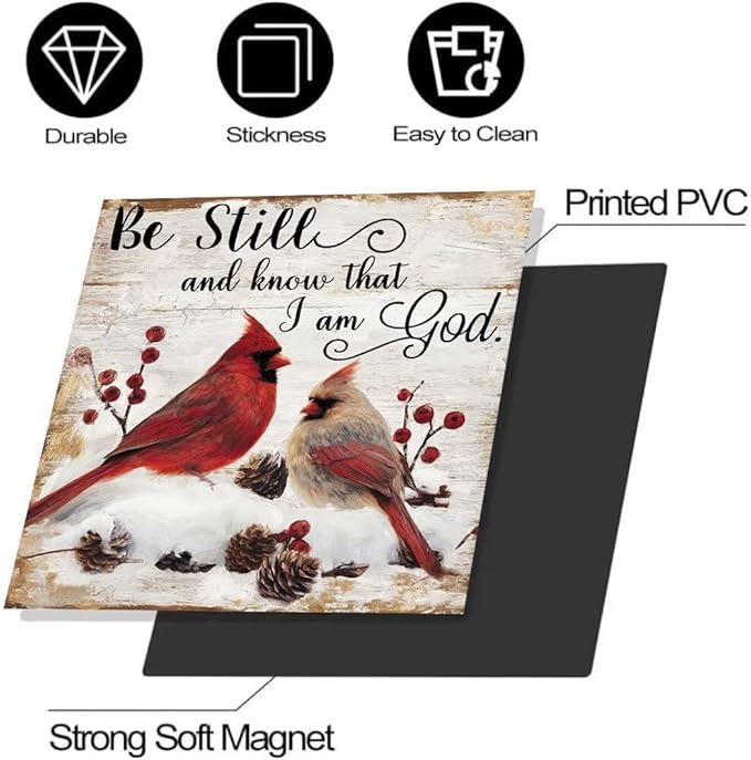 Red Hummingbird Dishwasher Magnet Cover,Winter Snow Scene Dishwasher Magnetic Sticker,Pine Cone Refrigerator Panel Decal,Wood Grain Washing Machine Front Door Magnetic Decoration,23"x26"