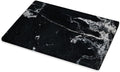 Diflart Natural Marble Stone Cutting Board for Kitchen, 16x20 Inch, Black, Marble Slab Pastry Board Large with Non-Slip Feet for Cheese, Charcuterie, Dough Chocolate, Pack of 1 Piece
