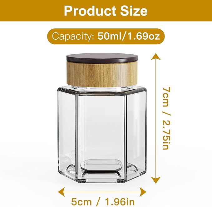 vetacsion set of 12 magnetic glass spice tins with 180 seasoning label stickers