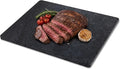 Black Marble Cutting Board For Kitchen, Large Marble Slab Pastry Board With Non-Slip Feet For Baking, Cheese, Charcuterie, Chocolate, 16x20 Inch, Pack Of 1 Piece