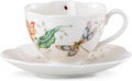 Lenox Butterfly Meadow Dragonfly Cup and Saucer Set