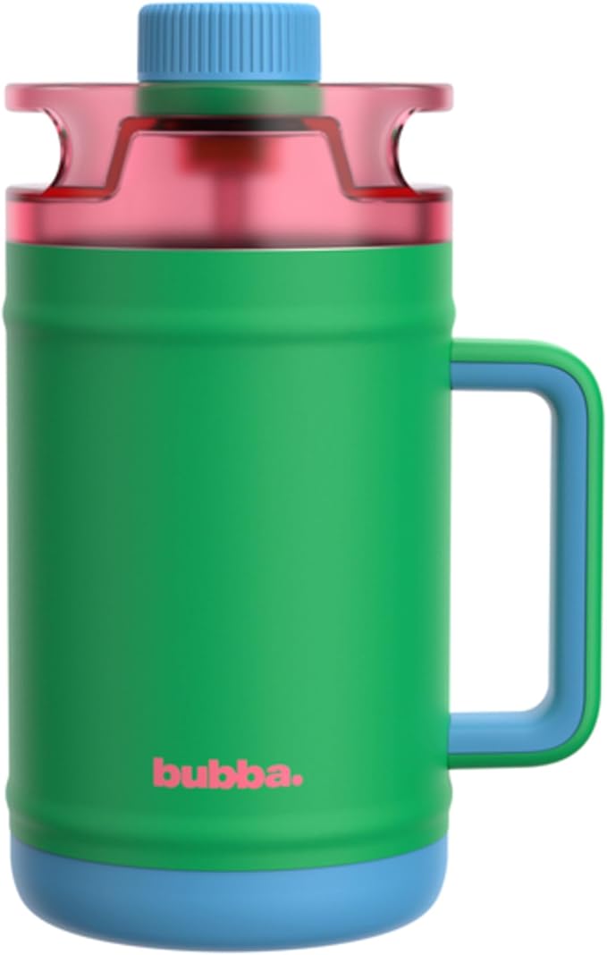 bubba 52 oz Insulated Stainless Steel Water Keg - Large Reusable Water Bottle Drinking Jug - Insulated Keg for Everyday Hydration, Lead-Free and BPA-Free, Fresh Serve