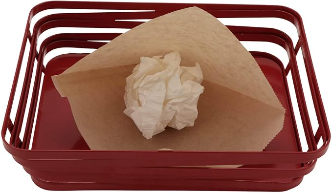 G.E.T. 4-T1020 Appetizer / Serving Basket Tissue Liner Paper, 5.5" x 5.5", Brown (Case of 2000)
