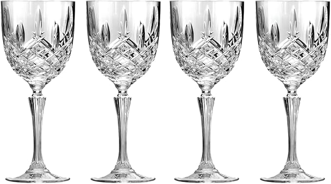 Marquis By Waterford Markham Wine Glasses Set of 4, 12 oz, Clear