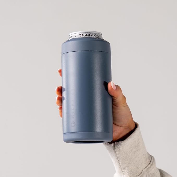 HydroJug Tall Can Cooler 16 oz, Stainless Steel Can Holder, Cascade