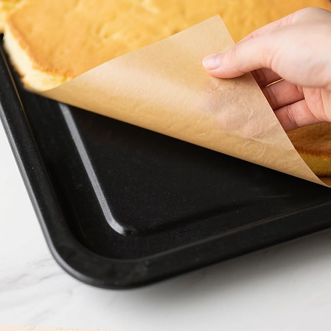 300 Pcs Parchment Paper Sheets, 12x17 Inches Unbleached Baking Paper, Non Stick for Gently Baking, Pre-Cut Half Sheet Parchment Paper for Oven, Air Fryer Liners, Microwave