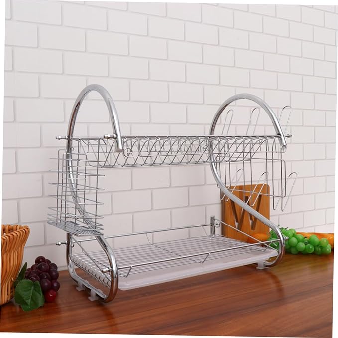 Zerodeko Dish Drying Rack Over The Sink Dish Drying Rack Organizer Storage Holder Chopsticks Cup Holder