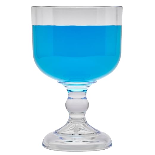 G.E.T. SW-1428-1-SAN-CL-EC Shatterproof Heavy-Duty Plastic Margarita Beer Schooner